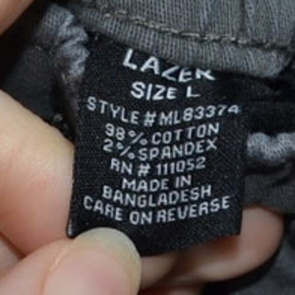 Lazer Garment Co Gray Flex Tech Jogger Size Large - Picture 10 of 11